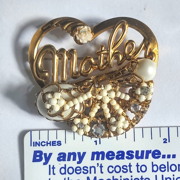 Vintage "Mother" Brooch Modified Design - Picture 7 of 8